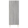 vidaXL Credenza Grigio Sonoma 34,5x32,5x90 cm in Legno Multistrato