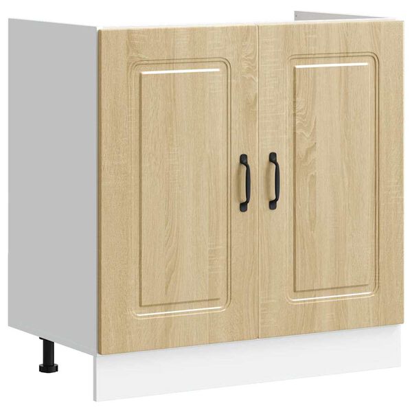 vidaXL Mobile da cucina Kalmar Rovere Sonoma 80 x 46 x 81,5 cm