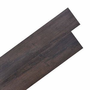 vidaXL Tavole per Pavimenti Marrone Scuro 5,02 m&sup2; 36 pz PVC