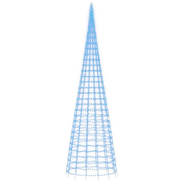 vidaXL Albero di Natale a LED 3000 LED Blu 800 cm