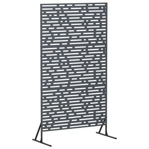 vidaXL Schermo per Privacy 100 x 50 x 180 cm Acciaio Antracite