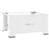 vidaXL Supporto Alzatina per Lavatrice con Cassetto Bianco