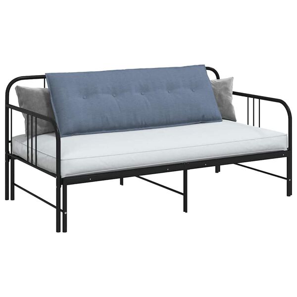 vidaXL Cuscino per Schiena Blu 140 x 50 cm Tessuto in Cords