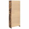 vidaXL Credenza Rovere Fumo 70x35x180 cm in Legno Multistrato
