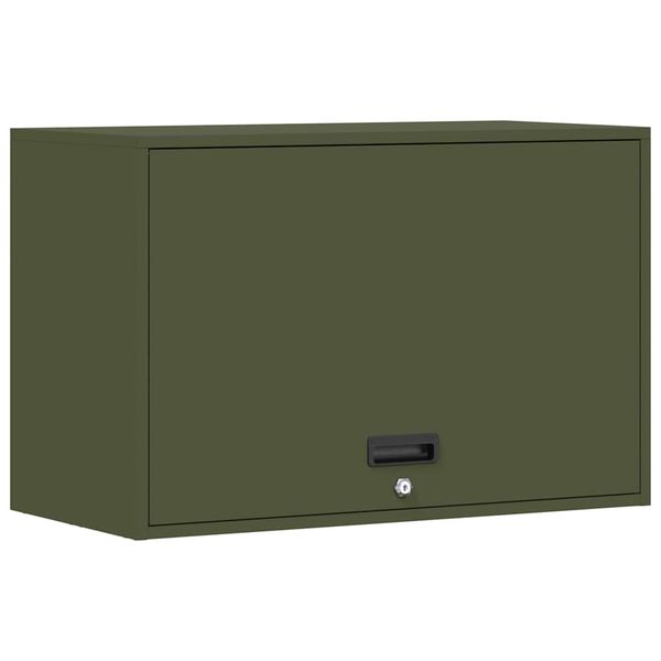 vidaXL Armadio a muro per garage Oliver verde 80 x 40 x 53 cm