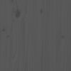 vidaXL Tavolino da Salotto Grigio 80x55x40,5 cm Legno Massello di Pino