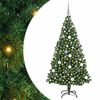 vidaXL Albero di Natale artificiale con 300 LED Verde 180 cm