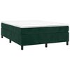 vidaXL Struttura Letto a Rete a Molle Verde Scuro 140x200 cm in Velluto
