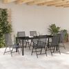 vidaXL Set da Pranzo per Giardino 7 pcs Antracite