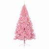 vidaXL Albero di Natale artificiale con luci integrate Rosa 240 cm PVC