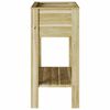 vidaXL Supporto per piante con lo scaffale Marrone 85 x 46 x 94 cm