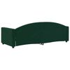 vidaXL Letto da Giorno Verde Scuro 80x200 cm in Velluto