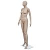 vidaXL Manichino Donna con Testa Arrotondata