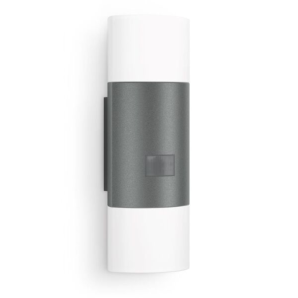 Steinel Luce con Sensore Su e Gi&ugrave; Antracite L 910 LED 576202