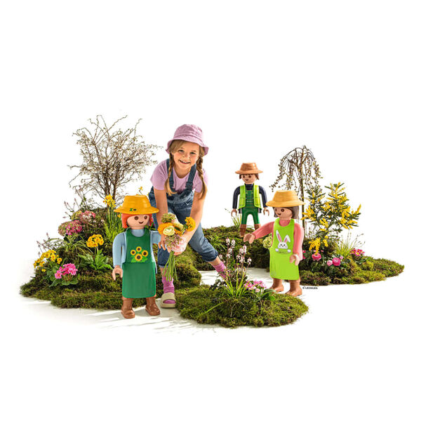 LECHUZA Giardiniere Girasoli PLAYMOBIL XXL Altezza 62,5 cm
