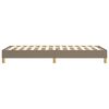 vidaXL Struttura Letto a Rete a Molle Tortora 100x200 cm in Tessuto