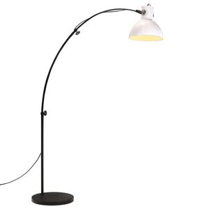 vidaXL Lampada da Terra 25 W Bianca 150 cm E27