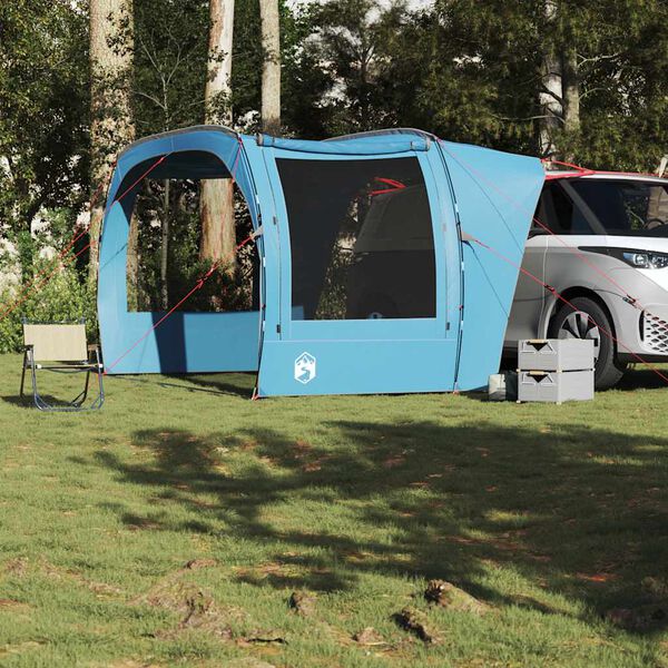 vidaXL Tenda da Campeggio per Auto Blu Impermeabile