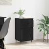vidaXL Credenza con cassetto Rovere Nero 40 x 35 x 70 cm