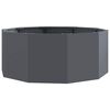 vidaXL Fioriera Antracite 90 x 90 x 35 cm Acciaio