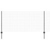 vidaXL Recinzione Euro con palo 10 x 1 m Acciaio rivestito in PVC Rete