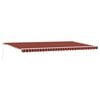 vidaXL Tenda Retrattile Arancione e Marrone 600 &times; 300 cm