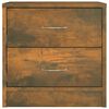vidaXL Comodino Rovere Fumo 40x30x40 cm in Legno Ingegnerizzato
