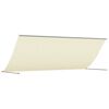 vidaXL Tenda da Sole Retrattile Crema 400x150 cm in Tessuto e Acciaio