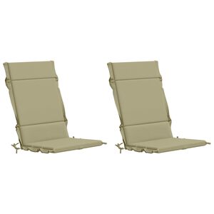 vidaXL Cuscini per Sedia Alta in 2 Pezzi GEMERT 2 pcs 100% Poliestere