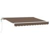 vidaXL Tenda retrattile Tortora 600 &times; 300 cm Tessuto e Alluminio