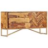 vidaXL Credenza 118x30x60 cm in Legno Massello di Acacia