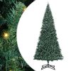 vidaXL Albero di Natale Artificiale Pre-illuminato con Set di Palline