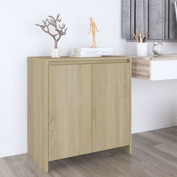 vidaXL Credenza Rovere Sonoma 70x41x75 cm in Legno Multistrato