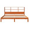 vidaXL Letto Libreria senza Materasso Marrone Cera 180x200 cm in Pino