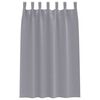vidaXL Tende Blackout con Anelli 2 pcs Grigio chiaro 175 x 140 cm