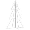 vidaXL Albero di Natale a Cono 240 LED per Interni Esterni 118x180 cm