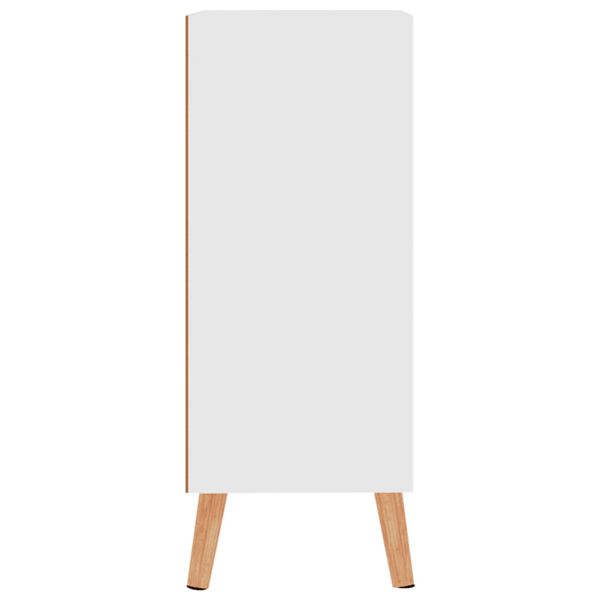 vidaXL Credenza Bianca 60x30x72 cm in Legno Multistrato