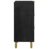 vidaXL Credenza Nera 60x33x75 cm in Legno Multistrato