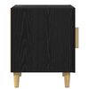 vidaXL Armadio da Notte Rovere Nero 40 x 40 x 50 cm Legno multistrato