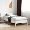 vidaXL Letto senza Materasso Bianco 90x190 cm in Legno Massello Pino