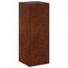 vidaXL Supporto per piante Ruggine 30 x 30 x 80 cm Acciaio Corten