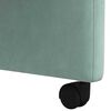 vidaXL Sedie da pranzo 2 pcs verde mare 58 x 65 x 98 cm Velluto