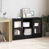 vidaXL Credenza Rovere Nero 120 x 30,5 x 70 cm Legno multistrato