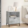 vidaXL Armadio da Notte con cassetto Grigio cemento 49 x 36 x 61 cm
