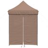 vidaXL Tenda Party Marrone 200 x 200 x 306 cm Tessuto Oxford
