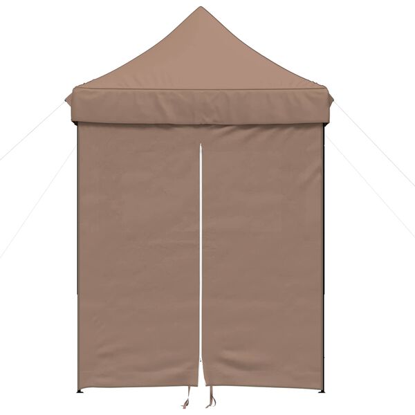 vidaXL Tenda Party Marrone 200 x 200 x 306 cm Tessuto Oxford