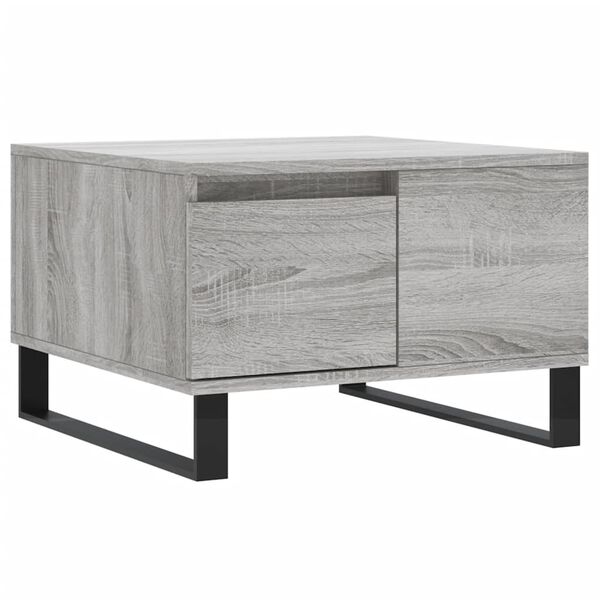 vidaXL Tavolino Salotto Grigio Sonoma 55x55x36,5 cm Legno Multistrato