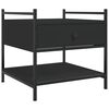 vidaXL Tavolino da Salotto Nero 50x50x50 cm in Legno Multistrato