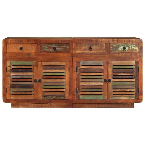 vidaXL Credenza in Legno Massello di Recupero 150x35x75 cm