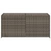 vidaXL Contenitore da Giardino Grigio 283L in Polyrattan